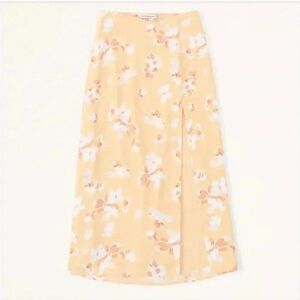 Dipped Waist Midi Skirt